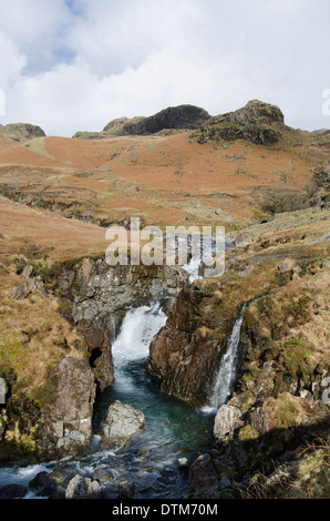 River Esk in the Lake District, England, in winter Stock Photo