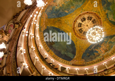 Brazil, Amazon, Manaus. Manaus Opera House, circa 1882, built in neoclassic style. National Historic Landmark. Stock Photo