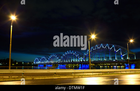 Railway bridge Stock Photo