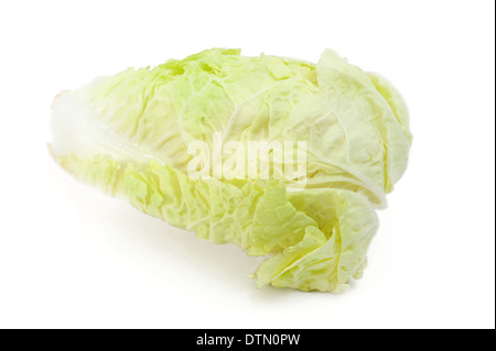 Chinese cabbage isolated on the white background Stock Photo