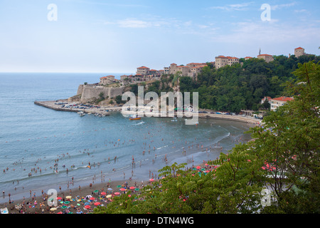 Stari Grad (Old town) Ulcinj, Montenegro Stock Photo