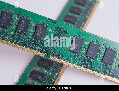 RAM memory from a computer. Stock Photo