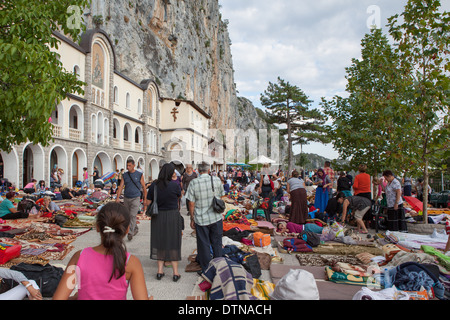 Ostrog Monastery, Montenegro Stock Photo