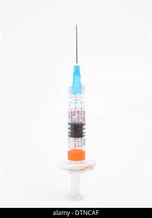 syringe isolated on white Stock Photo