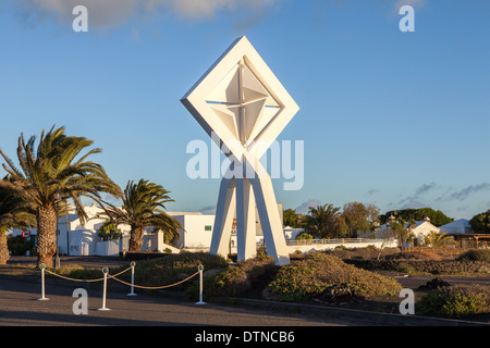 Wind Toy (Juguete del viento), sculpture by Cesar Manrique. Tahiche, Lanzarote Stock Photo