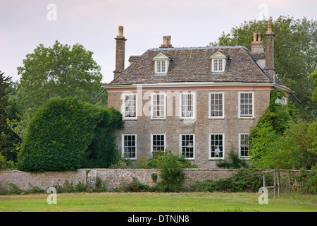 Buscot Manor house beside the River Thames in the Cotswolds, Buscot, Oxfordshire, England. Summer (July) 2010. Stock Photo