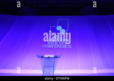 Grand Prince Hotel Shin-Takanawa, Tokyo, Japan. 21st Feb, 2014. General view, FEBRUARY 21, 2014 - Football /Soccer : 2014 J.LEAGUE Kick off Conference at Grand Prince Hotel Shin-Takanawa, Tokyo, Japan. © AFLO SPORT/Alamy Live News Stock Photo