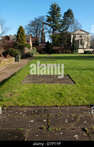 The Franciscan Friary site, Lichfield, Staffordshire, England, UK Stock ...