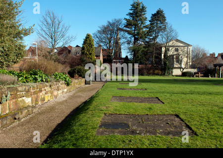 The Franciscan Friary site, Lichfield, Staffordshire, England, UK Stock ...