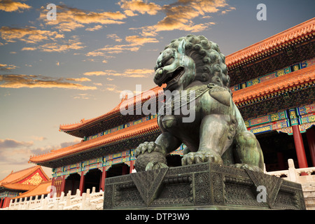 the forbidden city in beijing Stock Photo