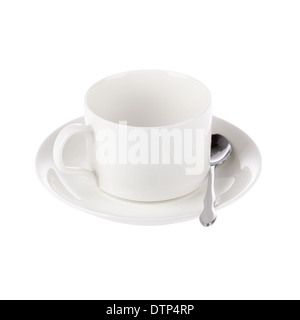 white coffee cup Stock Photo