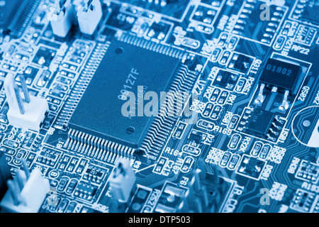 circuit board chip Stock Photo