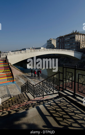 Bridge of the river Orontes or Al Assi in Antakya Stock Photo