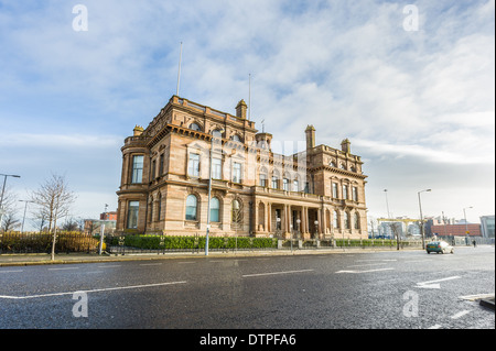 Harbour Commissioners' Office, Harbour Office, Corporation Square, Belfast BT1 3AL Stock Photo