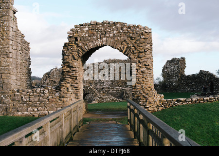 View of Ogmore Castle, of Ogmore-by-Sea, SOUTH WALES Stock Photo