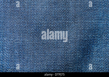 High resolution scan of light blue denim fabric. Stock Photo