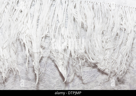 white canvas texture background with filament Stock Photo