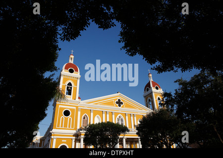 Granada Cathedral Nicaragua Stock Photo