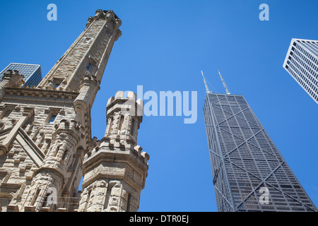 John Hancock Center on June 7, 2013 in Chicago Stock Photo