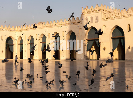 courtyard of mosque of al Hakim, Cairo, Egypt Stock Photo