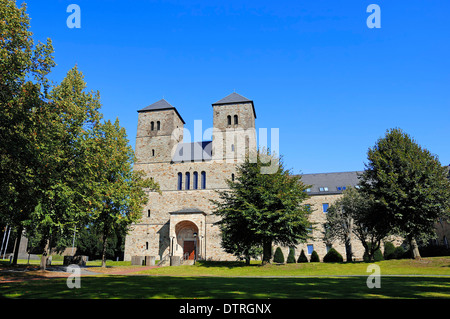 Church of Benedictine Abbey Gerleve, Munsterland, North Rhine-Westphalia, Germany / Münsterland Stock Photo