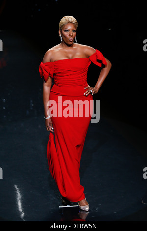 NeNe Leakes wears Dolce and Gabana on the runway at Go Red for Women