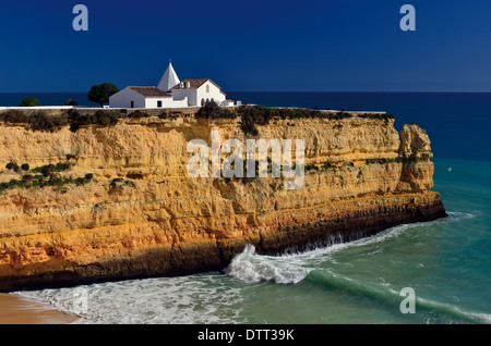 Portugal, Algarve: View to small sanctuary Nossa Senhora da Rocha Stock Photo