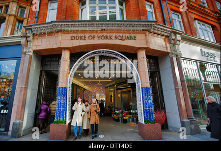 Duke of York Square, King's Road, Chelsea, Near Sloane Square Tube, London, England, UK, Europe Stock Photo