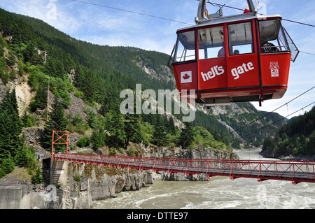 Hell's Gate Airtram, Fraser Canyon, British Columbia, Canada Stock Photo