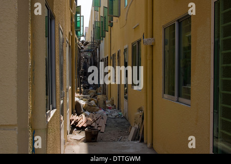 New housing is being built by a property developer in Kampong Cham, Cambodia. Stock Photo