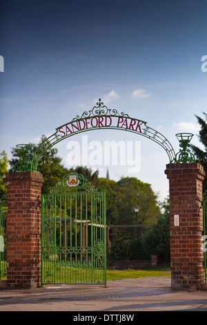 Sandford Park in the summer, Cheltenham, Gloucestershire, UK Stock Photo