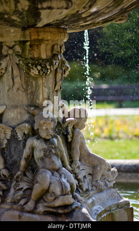 Sandford Park in the summer, Cheltenham, Gloucestershire, UK Stock Photo