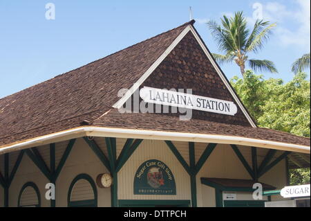 lahaina station,maui Stock Photo