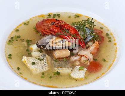 Fish soup Stock Photo