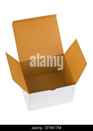 Empty cardboard box Stock Photo