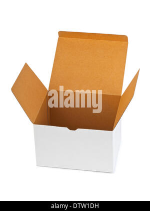 Empty cardboard box Stock Photo