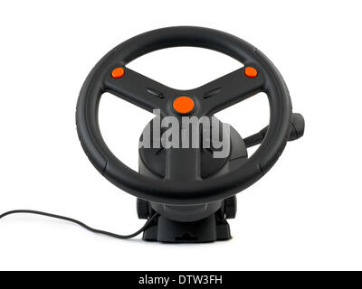 Computer steering wheel Stock Photo
