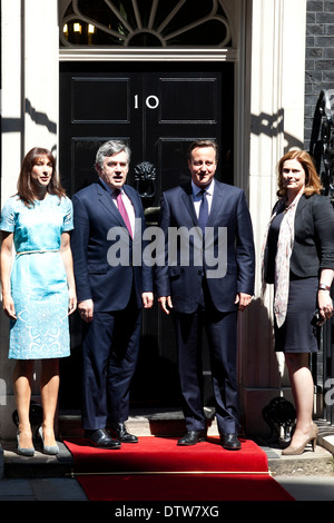 David Cameron will host a lunch at Downing Street for Her Majesty The Queen and the Duke of Edinburgh and past Prime Ministers: Stock Photo