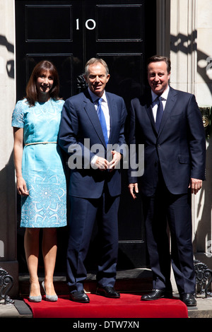 David Cameron will host a lunch at Downing Street for Her Majesty The Queen and the Duke of Edinburgh and past Prime Ministers: Stock Photo