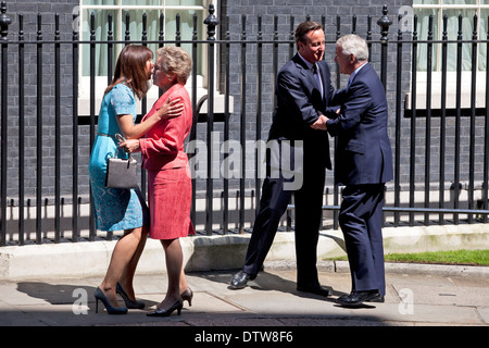 David Cameron will host a lunch at Downing Street for Her Majesty The Queen and the Duke of Edinburgh and past Prime Ministers: Stock Photo