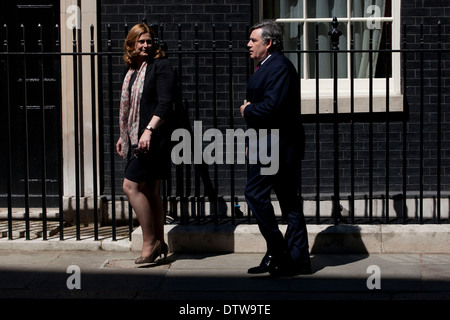 David Cameron will host a lunch at Downing Street for Her Majesty The Queen and the Duke of Edinburgh and past Prime Ministers: Stock Photo