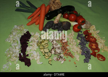 Dried vegetables Stock Photo