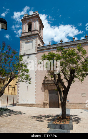 Church of the Ascension in the centre of Denia, Costa Brava, Spain. Stock Photo