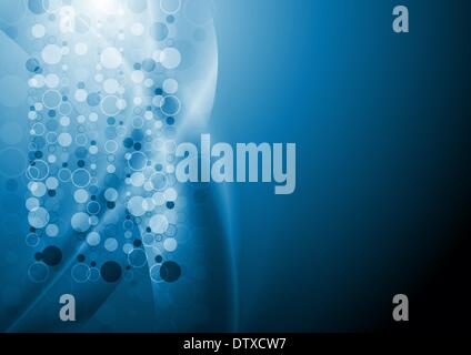 Blue abstract technology design Stock Photo