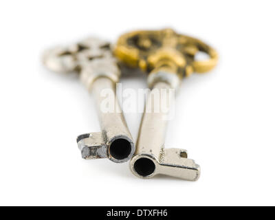 Two retro keys Stock Photo