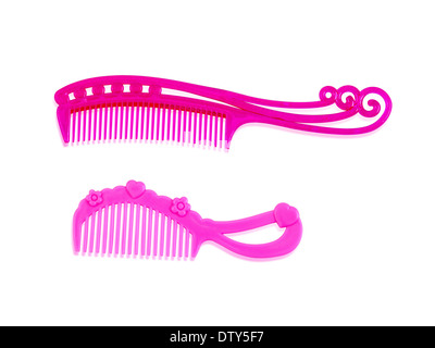 cute combs toy isolated on white background Stock Photo
