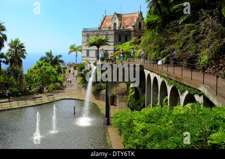 Monte palace gardens Funchal Madeira Portugal Stock Photo