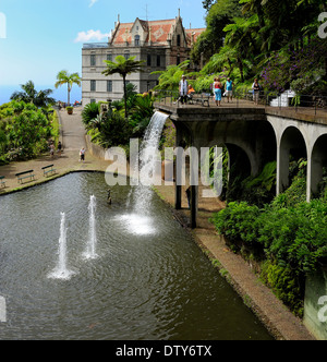 Monte palace gardens Funchal Madeira Portugal Stock Photo