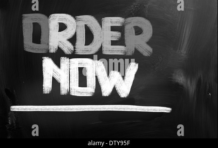 Order Now Concept Stock Photo