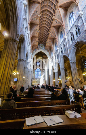 Inside St. Peter's Cathedral, Belfast Stock Photo